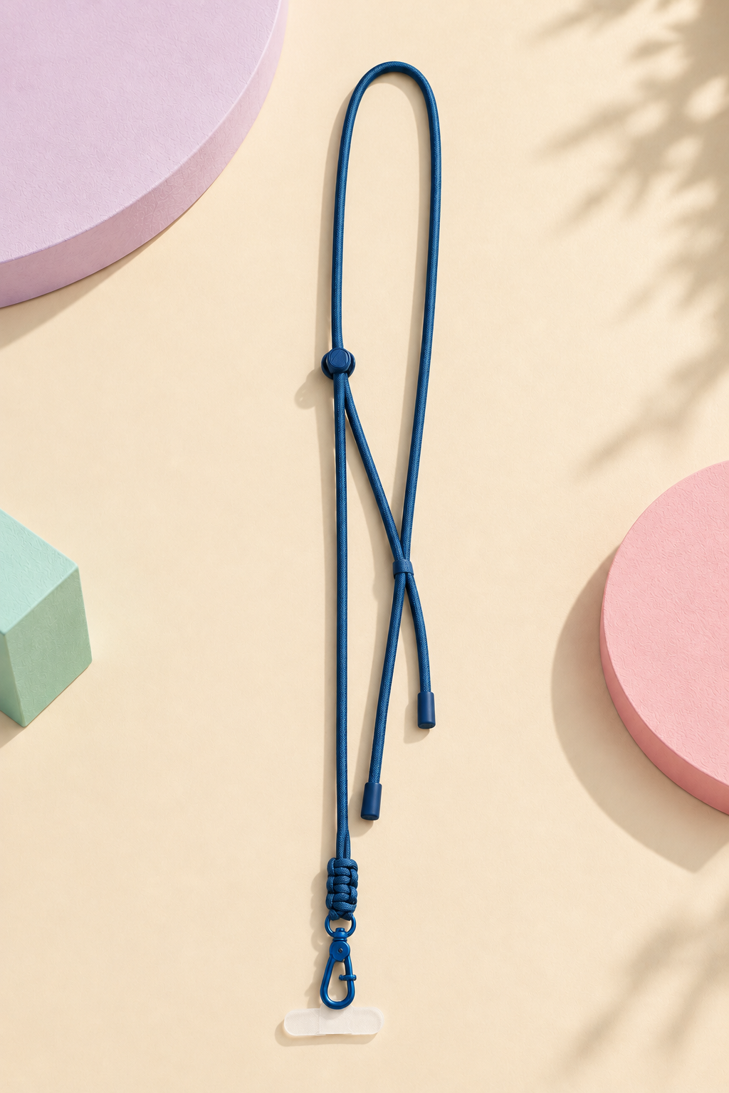 Bandoulière fine bleu marine