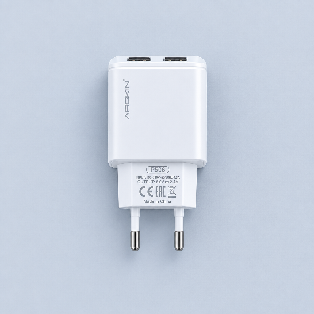 Chargeur P506, vue de dessus sans boîte