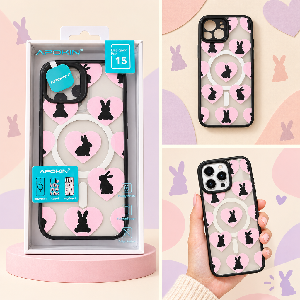 Collage ClickSkin Lapins
