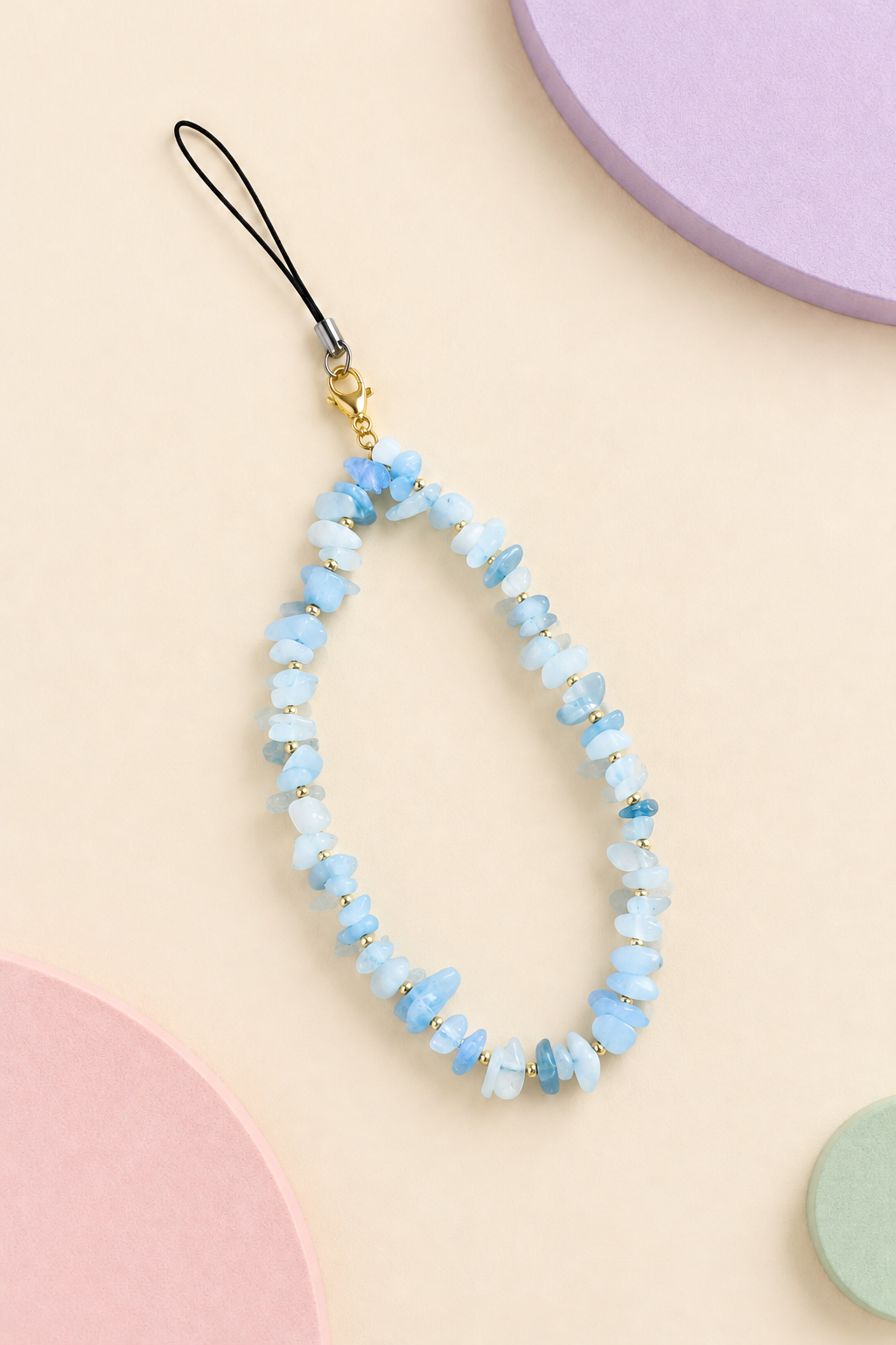 Bijou de smartphone perles de lune