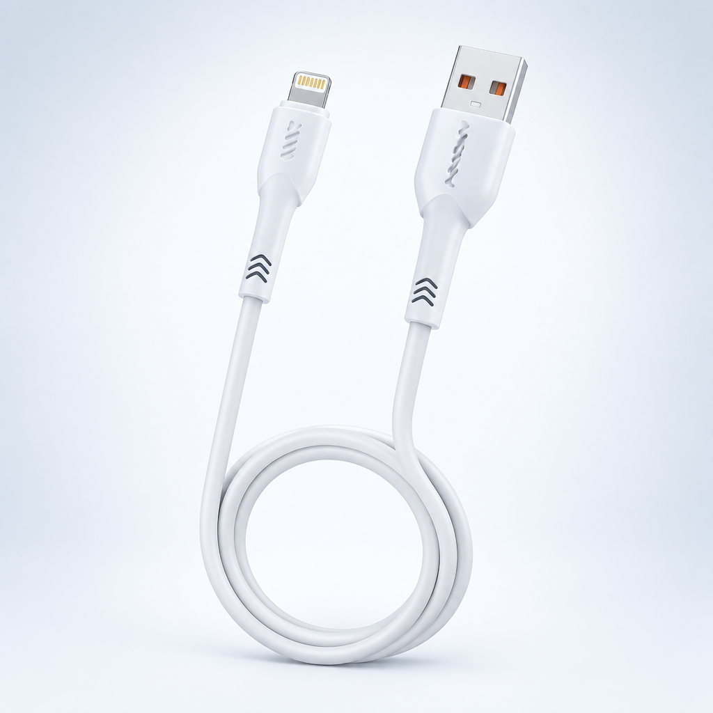 Câble USB-A vers Lightning APOKIN Data 12W, 200 cm