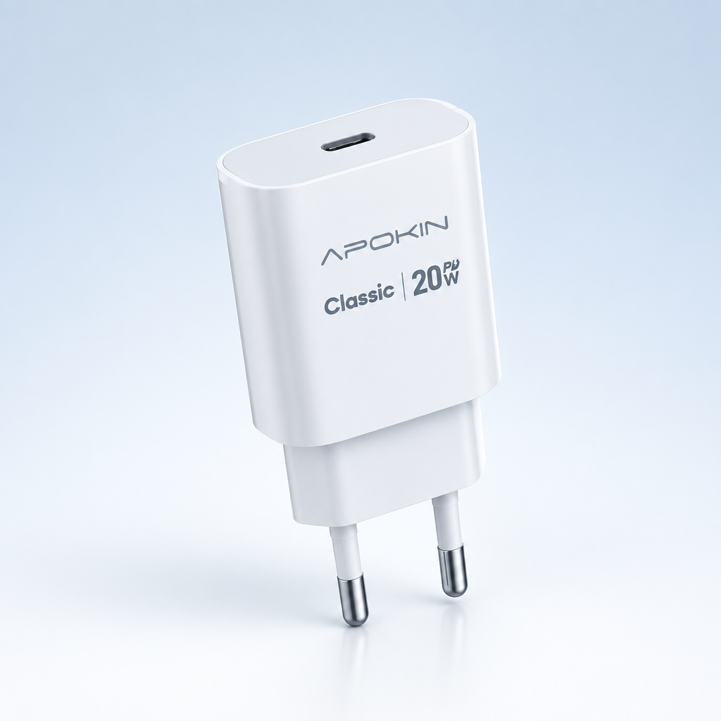 Chargeur rapide APOKIN Classic 20W USB-C