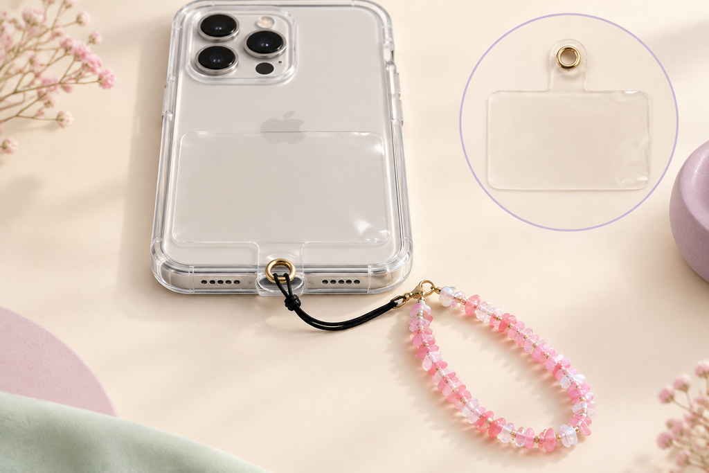 Bijou de smartphone perles de lune