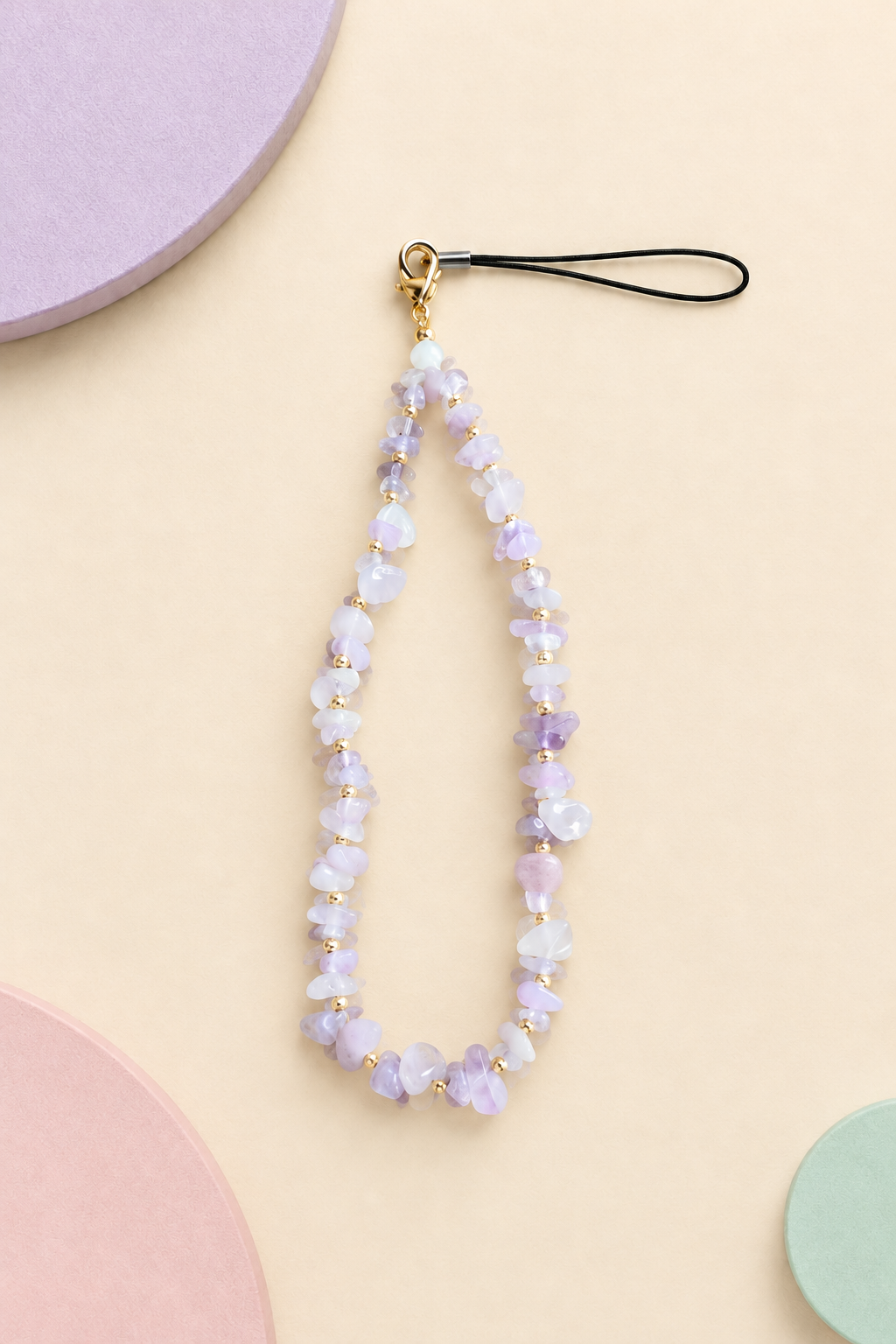 Bijou de smartphone perles de lune