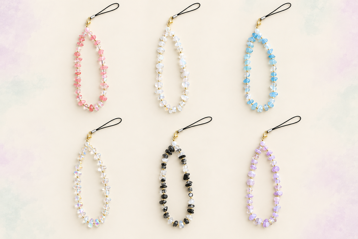 Bijou de smartphone perles de lune