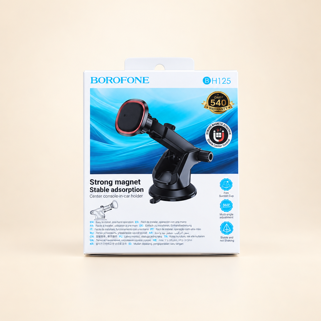 Support téléphone voiture BOROFONE BH125 magnétique