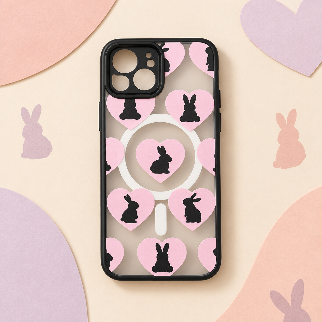 Lapins, coque seule à plat