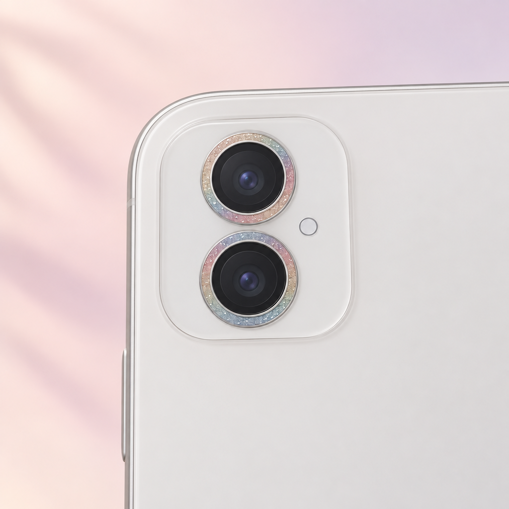 Protecteur sur iPhone, couleurs adoucies